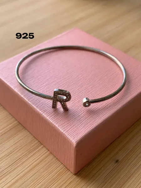 LOTUS jewelry parts Браслет с буквой R
