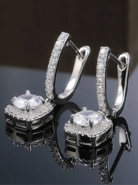 Magia Jewelry Серьги бижутерия с крупным камнем