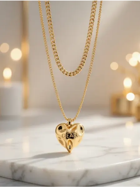 Moon Jewelry Многослойная цепочка, колье многоярусное бижутерия