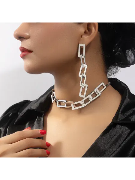 YANDI Jewelry Комплект украшений стильный ожерелье и серьги