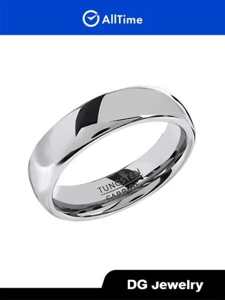 DG Jewelry Кольцо обручальное вольфрамовое бижутерия