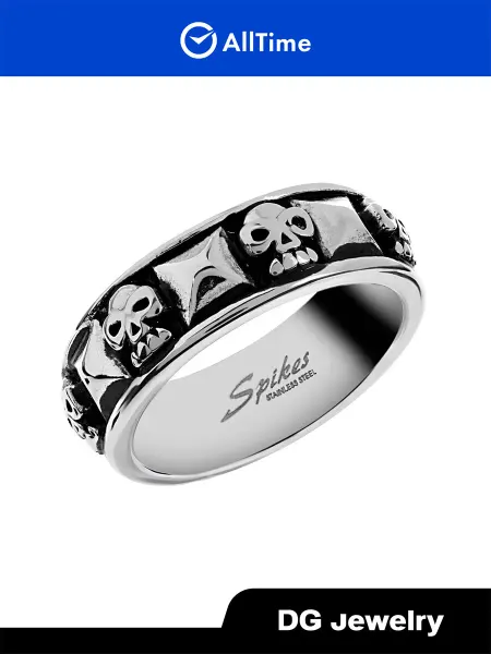 DG Jewelry Кольцо "Череп", бижутерия