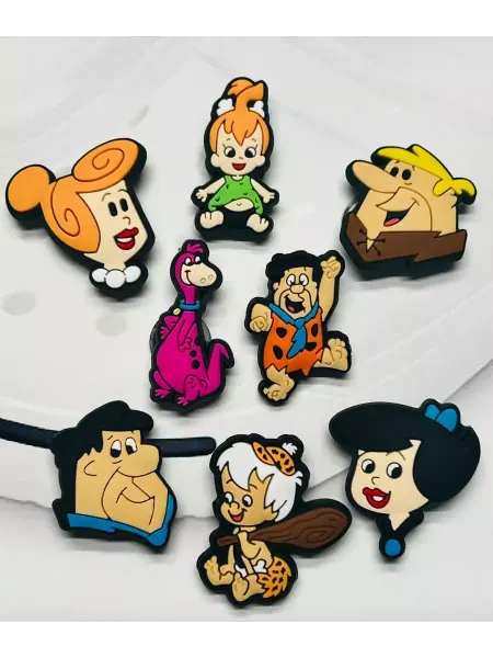 Jibbitz Shop Джиббитсы набор Флинстоны Мультфильм