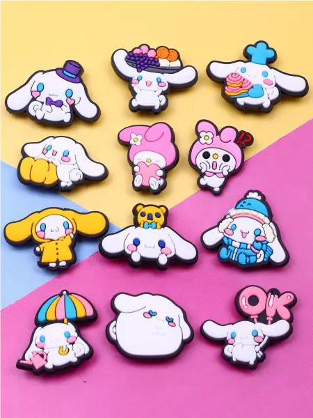 Jibzcharms Джиббитсы украшения для обуви крокс санрио