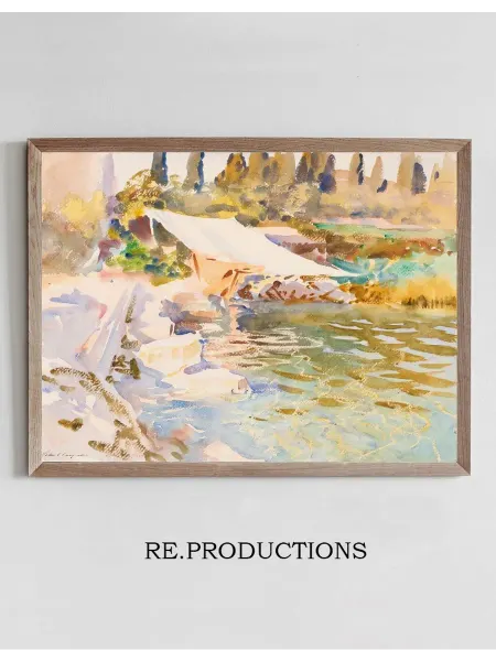 Re.productions Постер LakeGarda - John Singer Sargent