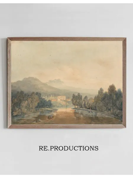 Re.productions Постер Villa Salviati on - Joseph Mallord William Turner