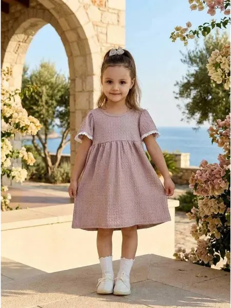 Robik Junior Платье в садик нарядное повседневное с кружевом