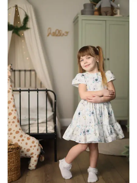 Kengoo kids Платье нарядное в садик для девочки