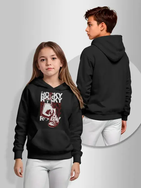 Каждому Своё Kids Детское худи ROCKY бокс спортивная толстовка ММА бой