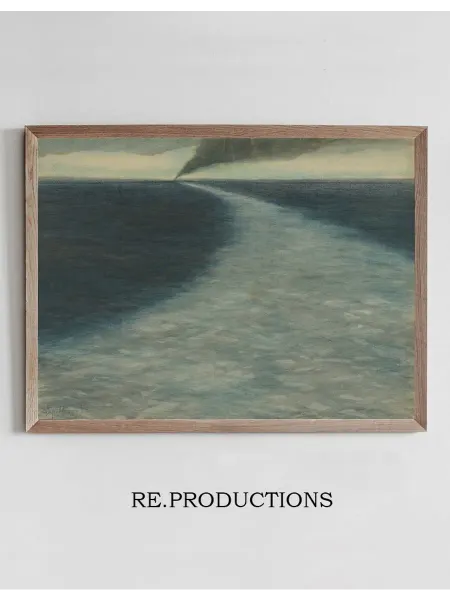 Re.productions Постер Marine met kielzog - Léon Spilliaert