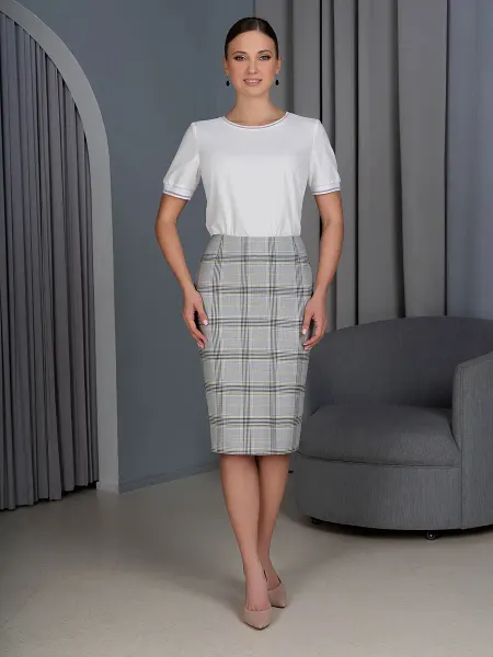 TOM KLAIM OUTLET Юбка карандаш классическая офисная Катарина