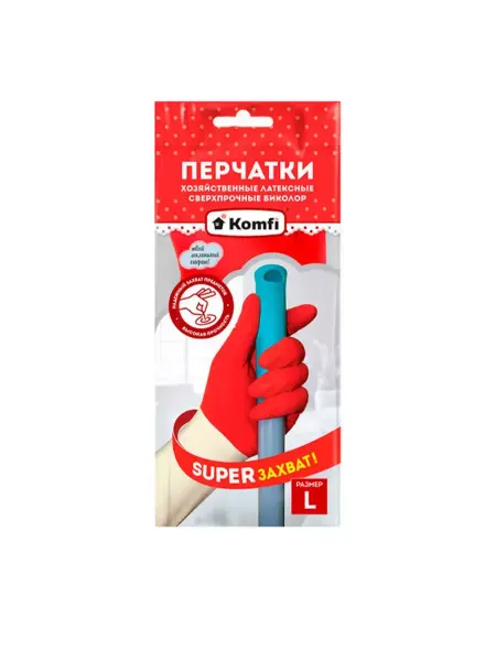 Komfi Хозяйственные перчатки размер XL