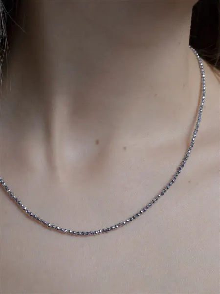 Koshika Колье Минимализм из гематита