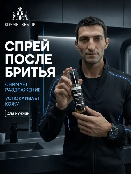 Kosmetsevtik Лосьон после бритья мужской от раздражений и зуда