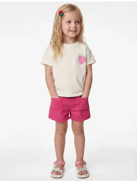 KOTON Футболка с принтом клубники из хлопка