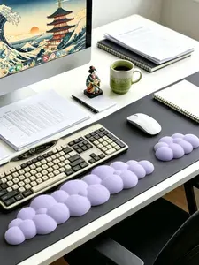 Подставка под запястье для клавиатуры мягкая эргономичная для работы за компьютером