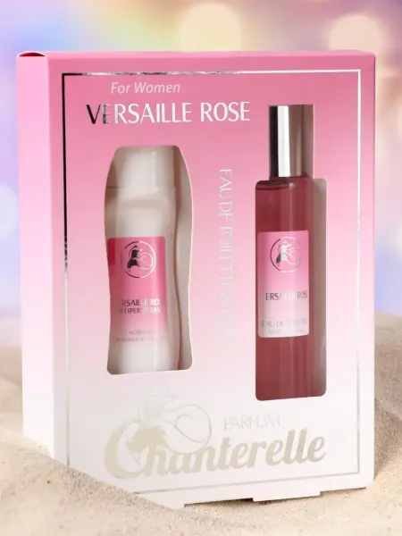 URAL LAB Подарочный набор косметики для женщин Versaille Rose Туалетн…