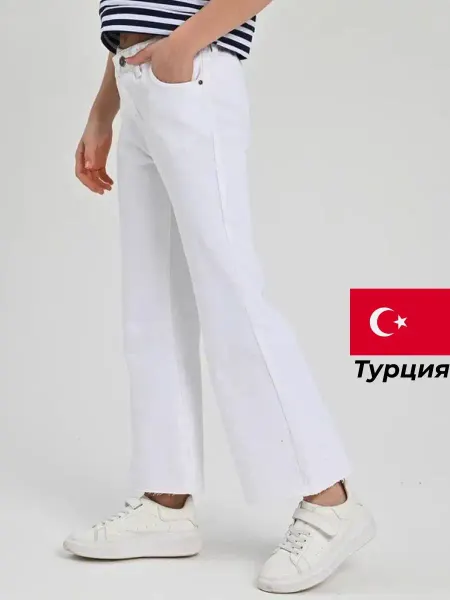 Lakrosh Джинсы подростковые широкие клеш