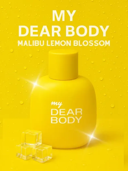 Парфюмированный спрей мист для тела и волос malibu lemon