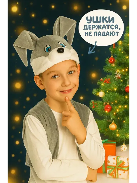 Lemon Tree Новогодний карнавальный костюм Зайчика Ушки не падают