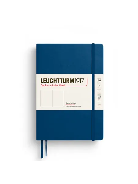 Leuchtturm1917 Блокнот для записей А5 без линовки в твердой обложке 125л