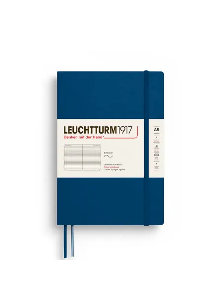 Leuchtturm1917 Блокнот для записей А5 в линейку в мягкой обложке 61л