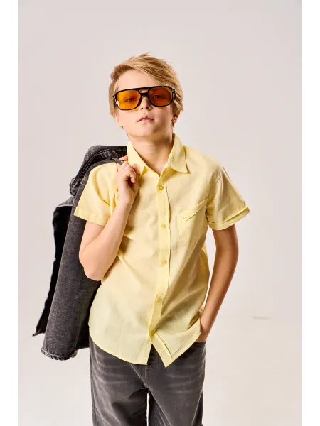 Lisakids Рубашка с коротким рукавом праздничная