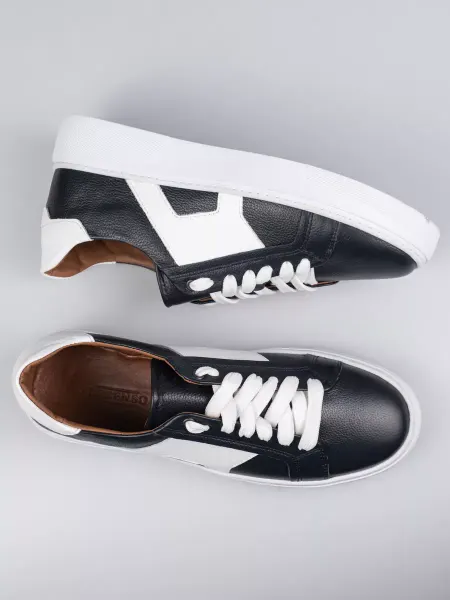 LORENSO SHOES Кеды кожаные натуральные