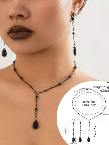 LUCKY SETS Колье и серьги комплект бижутерии