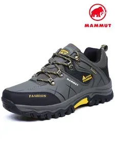 Кроссовки Mammut Мужские треккинговые кроссовки-низкие, кожаные, водонепроницаемые, противоскользящие, для активного отдыха и города, городской стиль, дышащие,size 39-47