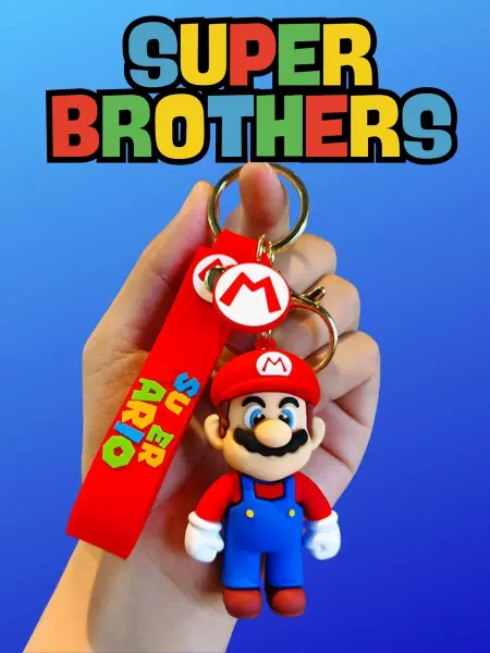 Super Mario Брелок для ключей на рюкзак и сумку