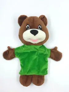 Кукла игрушка перчатка на руку для кукольного театра Мишка
