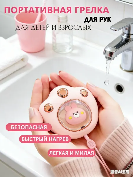 Meiyosen Грелка для рук электрическая USB кошачья лапка