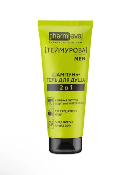 Pharmlevel ТЕЙМУРОВА Шампунь-Гель для мужчин Теймурова Men