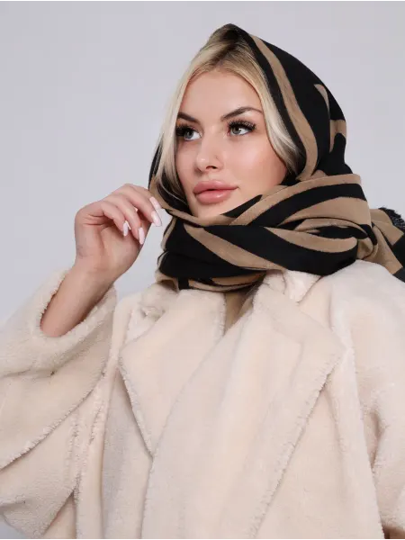 MIELA Scarf Шарф кашемировый палантин теплый модный осень-зима