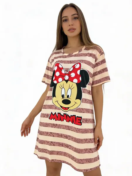 Milana Wear Платье домашнее, туника, ночная сорочка больших размеров