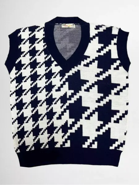 MINIMODA Жилетка гусиная лапка школьная