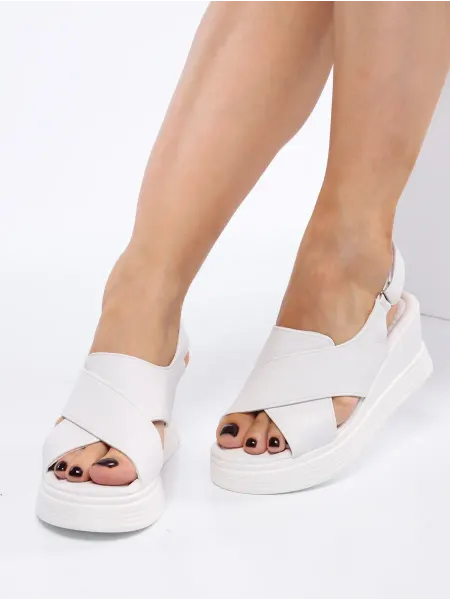 Le Mira Shoes Босоножки летние на танкетке