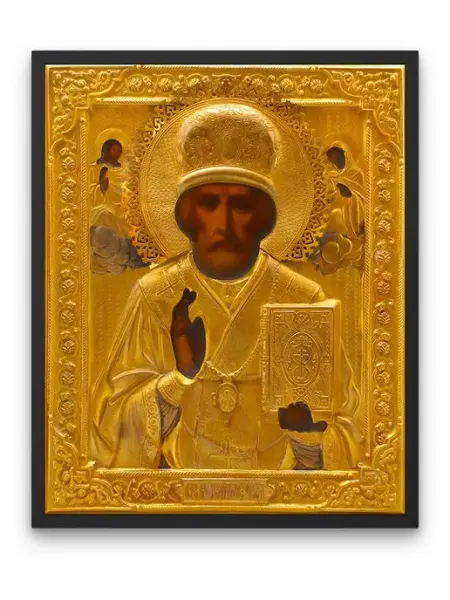 О! Мой Постер Плакат, Старинная икона Николая Чудотворца