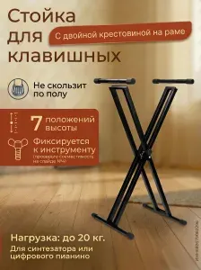 Подставка для синтезатора или под цифровое пианино. Универсальная клавишная