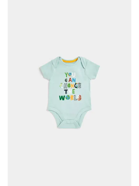 Mothercare Боди для малышей новорожденных с коротким рукавом с принтом