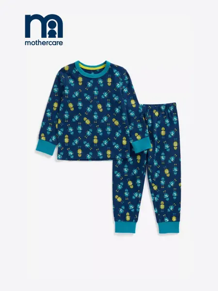 Mothercare Пижама детская кофта и брюки с принтом
