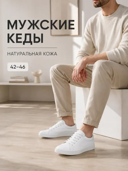 One Move Низкие классические кеды из натуральной кожи