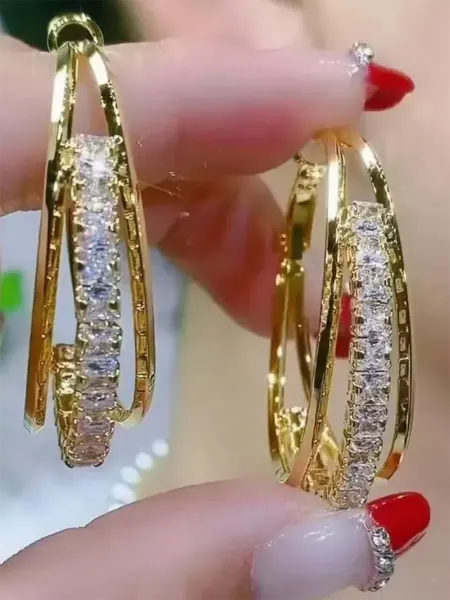 MoyShop Серьги бижутерия кольца с камнями