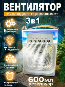 Вентилятор с увлажнением воздуха/Вентилятор увлажнитель.