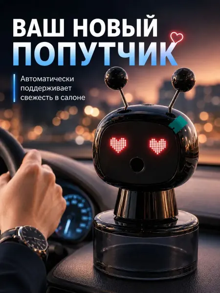 NikoLena23 Ароматизатор автомобильный робот