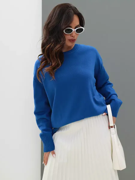 L'oceano_store Классический Электро Свитер оверсайз
