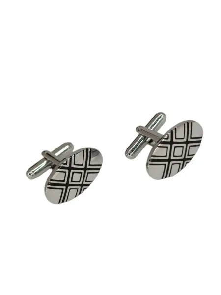 ORNAMENTS Запонки для рубашки под костюм классические стильные