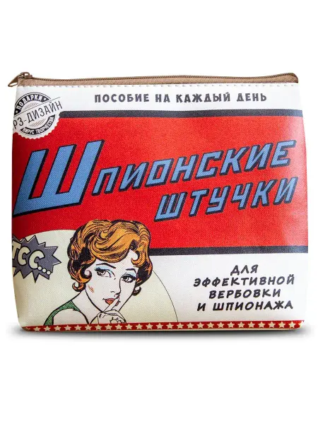 Orz-design Косметичка маленькая из экокожи на молнии