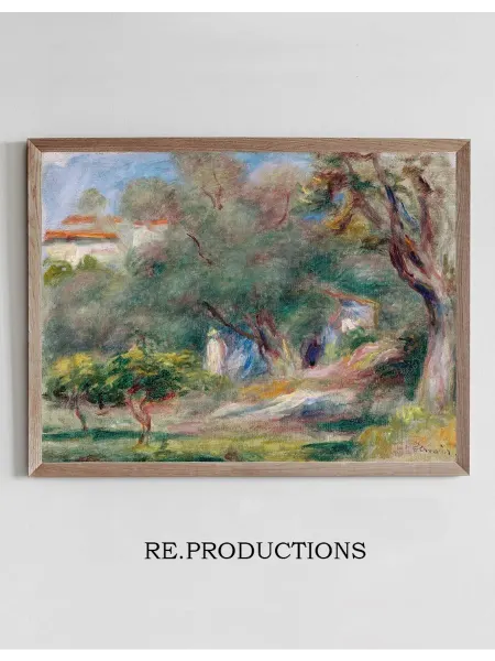 Re.productions Постер Paysage - Pierre-Auguste Renoir